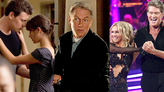 Glee, NCIS, DWTS Glee, NCIS, DWTS